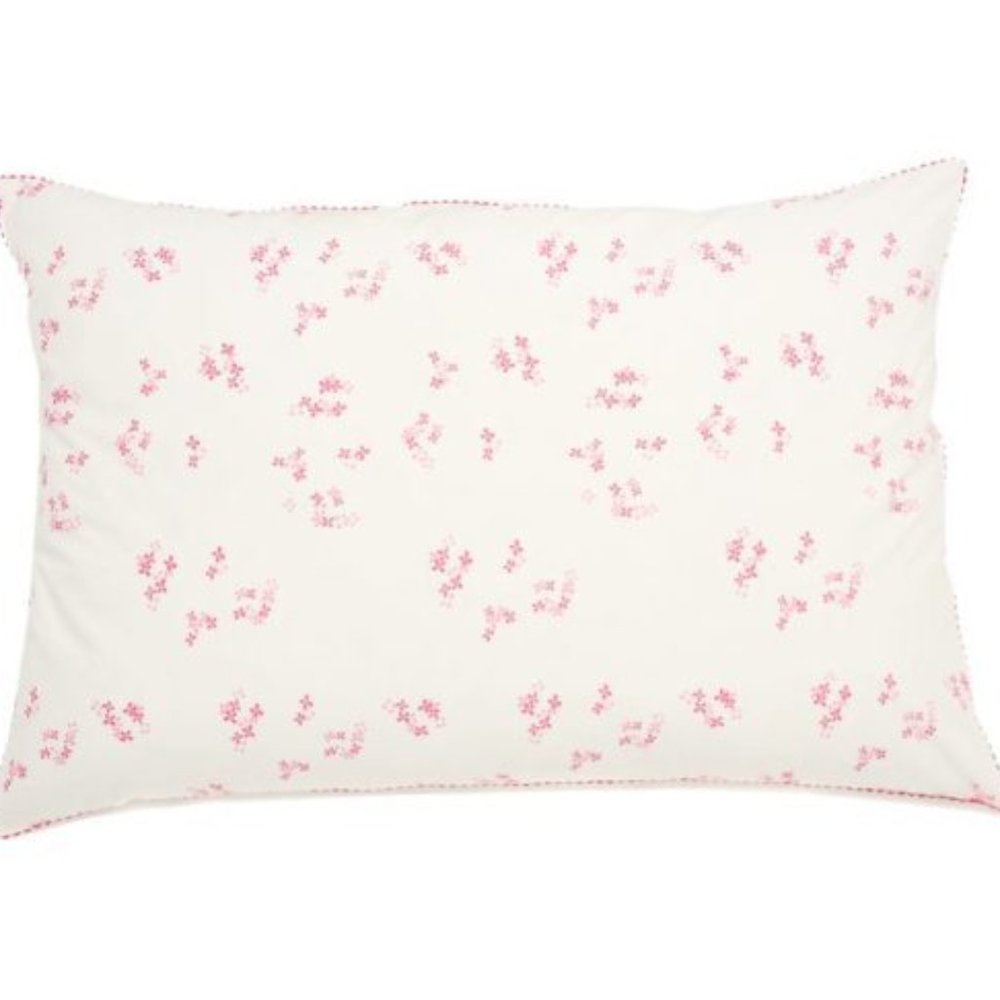Auggie Home Pink Flutter Standard Pillow Sham